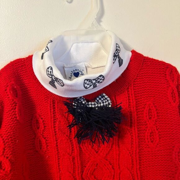 Vintage 1990s Hartstrings Tassel Sweater and‎ Turtleneck Set - Picture 3 of 12